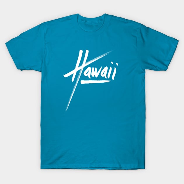 Hawaii 1 - white T-Shirt by andrearubele